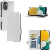 Compatible with Samsung Galaxy A14 4G Wallet Case,PU Leather Folio Flip Case Compatible with Samsung Galaxy A14 5G Cell Phone Leather Case White