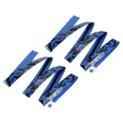 2Pcs PU Tennis Racket Overgrip Non-Slip Grip Tape with Damping Ridges, Blue