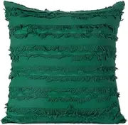 AIMALL Boho Tassel Fringe Striped Cushion Cover Soft Home Decor Sofa Throw Pillow Case-18x18 inch Soft Linen Fabric Throw Pillow Case for Sofa and Home Decor in Multiple Vibrant Colors