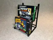 Display stand for 3 games in boxes Nintendo N64 64 SNES