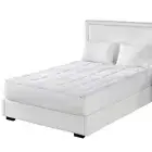 Dreamz Bamboo Pillowtop Mattress Topper Protector Soft Cover Underlay Double