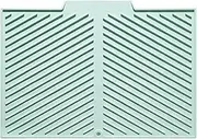 37cm,EdirFtra Dish Drying Mat, Large Silicone Dish Drying Mat, Heat Resistant Trivet Countertop Protector, Multi-Purpose Non-Slip Kitchen Heat Resistant Mat