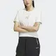 Adidas OD Tee 1 [IK8611] 女 短袖 上衣 T恤 短版 運動 休閒 日出 插畫 戶外風 穿搭 白