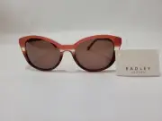 Radley RDS ANNA 150 Womens Brown Acetate Frame Full Rim Cat Eye Sunglasses