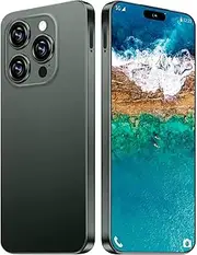 I16 ProMAX 12GB+512GB 6.99" HD Screen Smartphone Unlocked Cell Phone,Battery 7000mAh Unlocked The Phone, Android 13 Fingerprint Button Unlock/Photos/Face ID/Dual SIM/5G/GPS (Deep Green, 12+512)