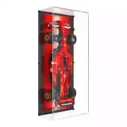 UNIQUEDISPLAY Wall Mounted Display Case for LEGO 42207 Ferrari SF-24 F1 Race Car