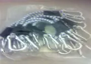 50 PC 12" Heavy Duty Bungee Cords 12 inch Thick Tie Downs w/Hooks CAL-HAWK BRAND