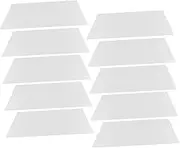 Cabilock 10pcs Photo Frame Replacement Card Arcrylic Board DIY Display Projects Transparent Acrylic