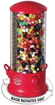 SM NEW Triple Candy Machine Dispenser 3 Compartments Gumball Gum Ball Snacks ...