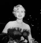 Zsa Zsa Gabor attends preview An American Paris on November 9 - 1951 Old Photo
