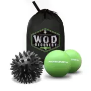 Wod Recovery Rx Massage Ball Set for Myofascial Trigger Point Release & Deep...