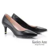 在飛比找遠傳friDay購物優惠-Keeley Ann MIT全真皮素面中跟鞋(黑色33525