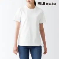 在飛比找momo購物網優惠-【MUJI 無印良品】女有機棉柔滑圓領短袖T恤(共5色)