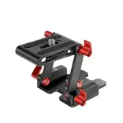 Upgraded Z Flex Tilt Head Tripod Head Fixing QR Plate for DSLR Cameras Camcorder