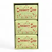 3-PACK Cape Shore Cranberry Soap Old Time Fragrance Vintage