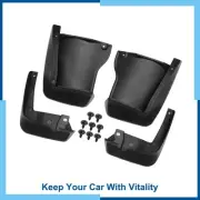Pack (1) Front and Rear Car Mud Flaps Splash Guards Black for Honda Accord