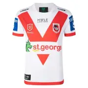 St George Dragons Home Jersey Sizes Small - 3XL Available NRL Classic 22