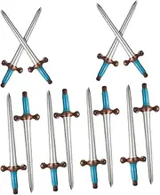 Kisangel 12 Pack Inflatable Pirate Swords Halloween Party Toys Pvc Inflatable Swords Toy for Boys and Girls