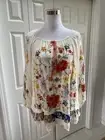 NWT John Mark Hello Sunshine ivory guaze embrodery lace tunic S $129
