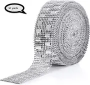 10 Yards Bling Wrap Ribbon Rhinestone Diamond Ribbon Rose Gold Acrylic Wrap Mesh