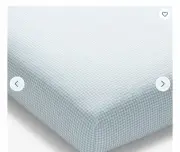 Company Kids Ditsy Gingham Classic Cool Organic Cotton Percale Fitted Crib Sheet
