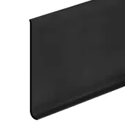 20ft x 6" Baseboard Trim Peel and Stick Wall Flexible Molding Trim Black