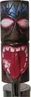 Tiki Hand Carved Wood Tongue Hangs Out Beer Sports Bar Breweriana Kegerator Gift