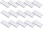 Name Tag Blank Name Badges DIY Blank ID Name Badge with Pin, 15Pcs Name Tag Badg