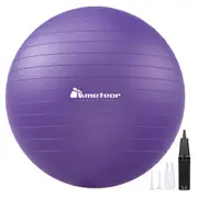 75cm Swiss Ball Yoga Ball Birth Ball Exercise Ball Pilates Gym Purple