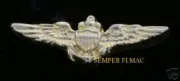 PILOT WING LAPEL HAT PIN UP MINI US NAVY MARINES COAST GUARD NAVAL AVIATOR VET