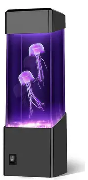 USB Jellyfish Light Jellyfish Lava Lamp LED Aquarium Mood Night Light Multicolor
