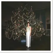 Lady Bird Claudia Johnson White House Christmas Tree 10x10 Silver Halide Photo