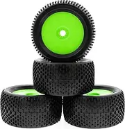 4Pcs 140 * 70 * 78mm Off Road Buggy Tires Wheel 17mm Hex Hubs Replacement for Team Losi Kyosho VRX HPI WR8 HSP Hobao 1/8 Remote Control Car Upgrade Accessories