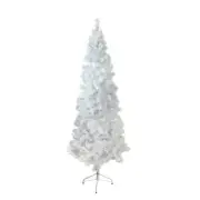 Northlight 6.5' x 32" White Winston Pine Artificial Christmas Tree Multi LED