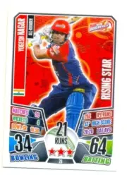 2013-2014 IPL - card 28 - Delhi Daredevils - player - Yogesh Nagar