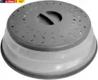 Microwave Plate Cover 10.5 Inch Collapsible Food Plate Lid Cover - BPA Free, Eas