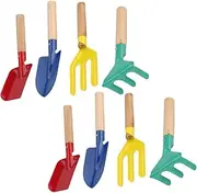 Kisangel 1 Set Garden Tool Set Hand Weeding Tool Gardening Rake Tool Weeding Trowel Supplies Shovels Rakes Garden Trowel Flower Planting Rake Trowel for Garden Transplanting Shovel