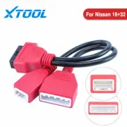 XTOOL X100PAD3 D7 D8 Scan Adaptor for Nissan (B18) -16+32 Pin Male To OBD2 Cable