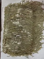 SEQUINS FRINGE 7 INCH SOLD BY 1 YARD LIGHT GOLD