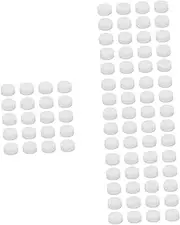 OFFSCH 4sets Guitar Fretboard Dots Round Shell Dots for Ukulele Durable and Stylish Musical Instrument Part 20pcs*4