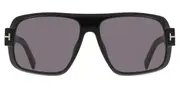 Tom Ford FT1101 TURNER 01A Men's Sunglasses Black Size 58