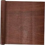 HOMSFOU Wood Grain Wall Decal Removable Sticker for Home Kitchen Easy Application Decor