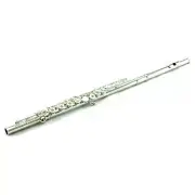 **BIG SAVING**"SKY" Silver Plated Open Hole Flute w Case