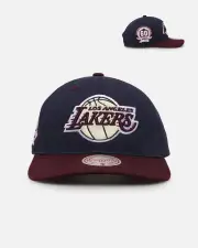 [MITCHELL & NESS] Mitchell & Ness Los Angeles Lakers 'Acai' Deadstock Snapback Deep Blue - Size ONE ONE Deep Blue