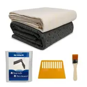 83"x39" Primary Tufting Cloth with Marked Lines, 70.9"x31.5" Tufting Rug Back...