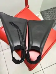 Churchill Makapuu Pro Swimfins Size Medium Black Original Boogie Surf Board Dive