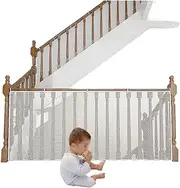 Banister Guard for Baby Stair Railing Safety Mesh Baby Gate for Stairs,Safety Net,Stair Protective Net Children,Railing Safety Net,Childproof Banister Guard,Essential for Kids and Pet Protection