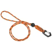 Badge Lanyard 18.8 Inch, Necklace Keychain Cord Metal Clasp Hook, Camo Orange
