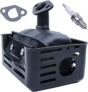 Muffler Exhaust Assembly with Exhaust Pipe for Honda GX160 GX200 5.5hp 6.5hp Engine Replace 18300-ZE1-900 Garden Power Tools