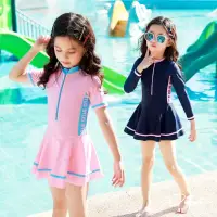 在飛比找蝦皮購物優惠-DUYI~夢詩兒童泳衣女童性感防曬連體女孩中大童韓國新款連體